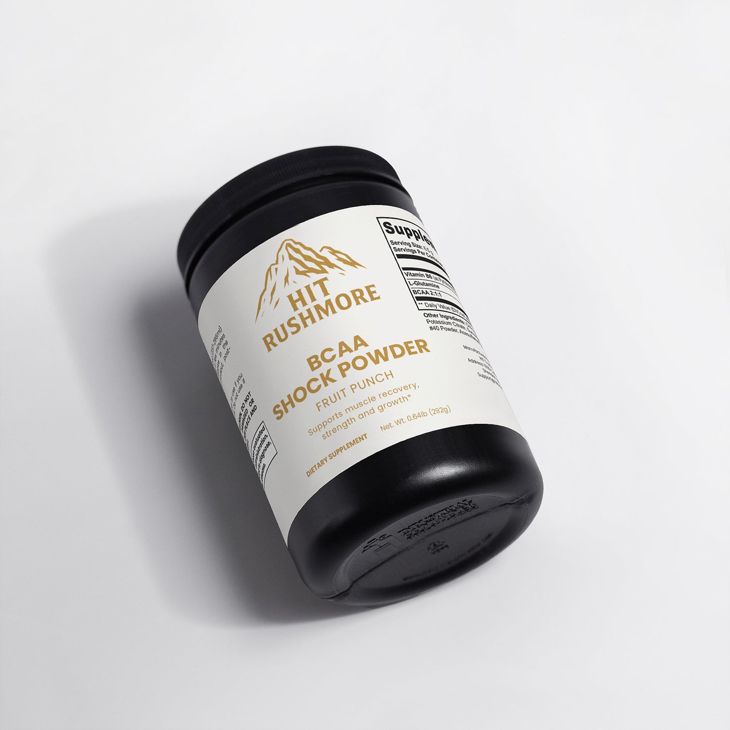 RUSHMORE BCAA Shock Powder (Fruit Punch)