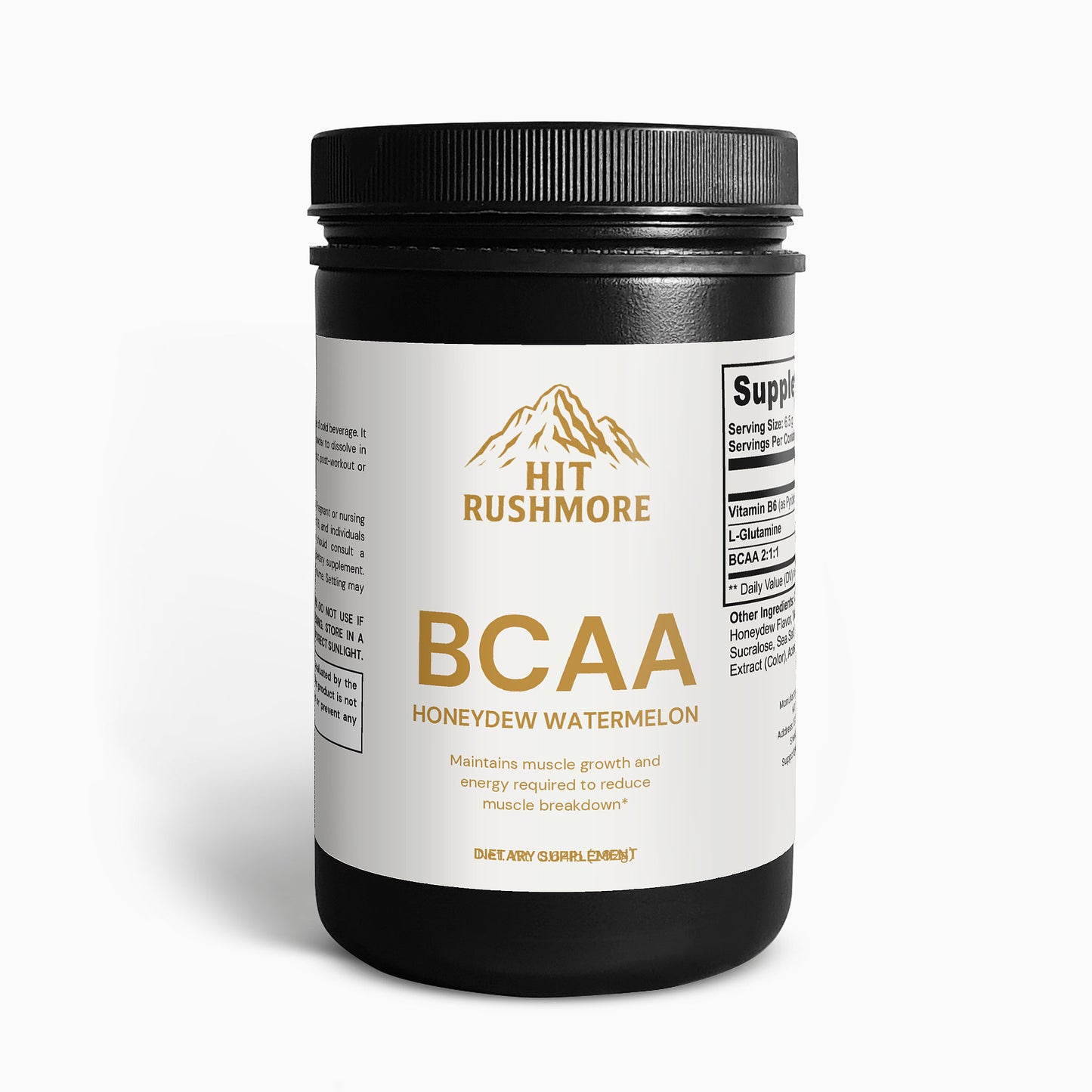 RUSHMORE BCAA Post Workout Powder (Honeydew/Watermelon)