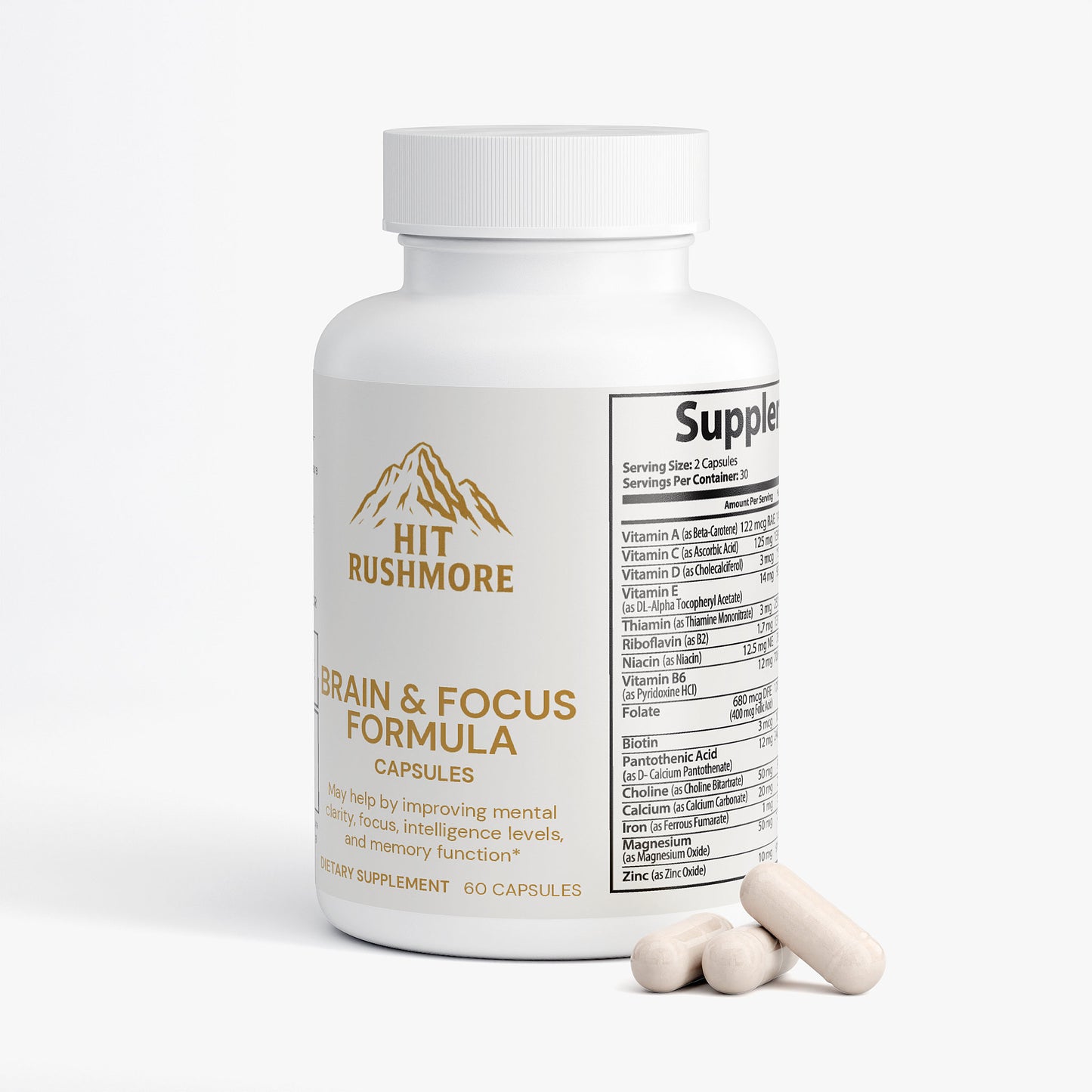 RUSHMORE Brain & Focus Formula