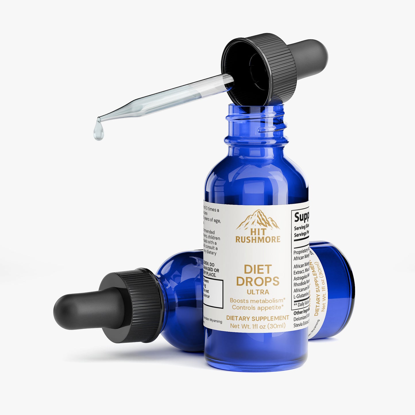 RUSHMORE Diet Drops Ultra 1 oz