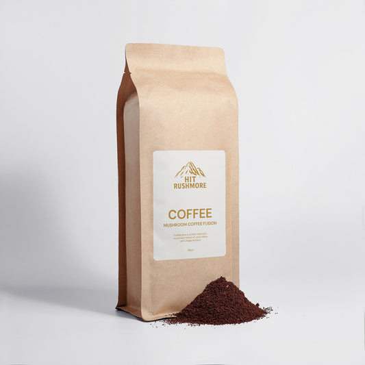 RUSHMORE  Mushroom Coffee Fusion - Lion’s Mane & Chaga 16oz