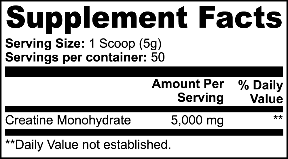 RUSHMORE Creatine Monohydrate