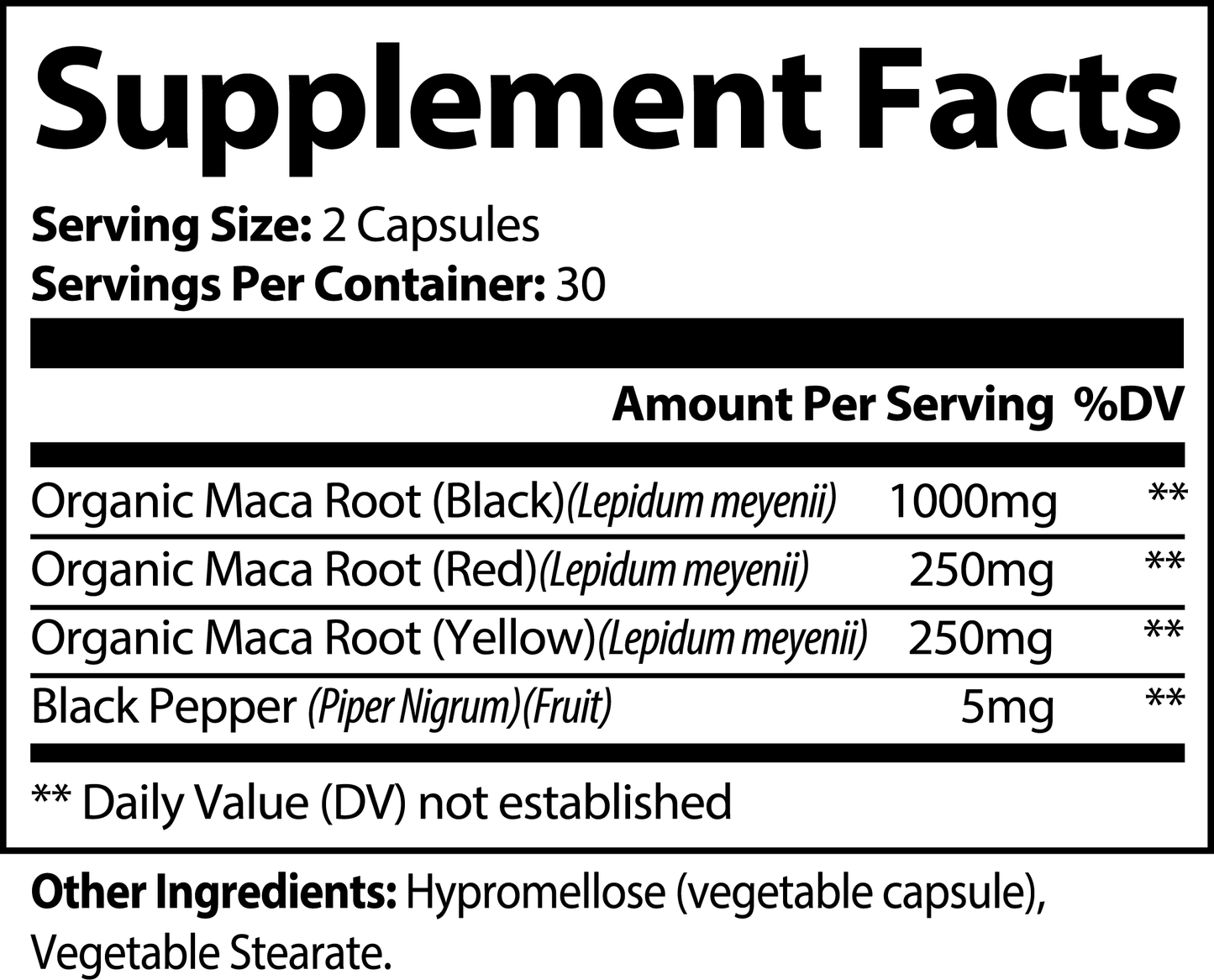 RUSHMORE Maca Plus