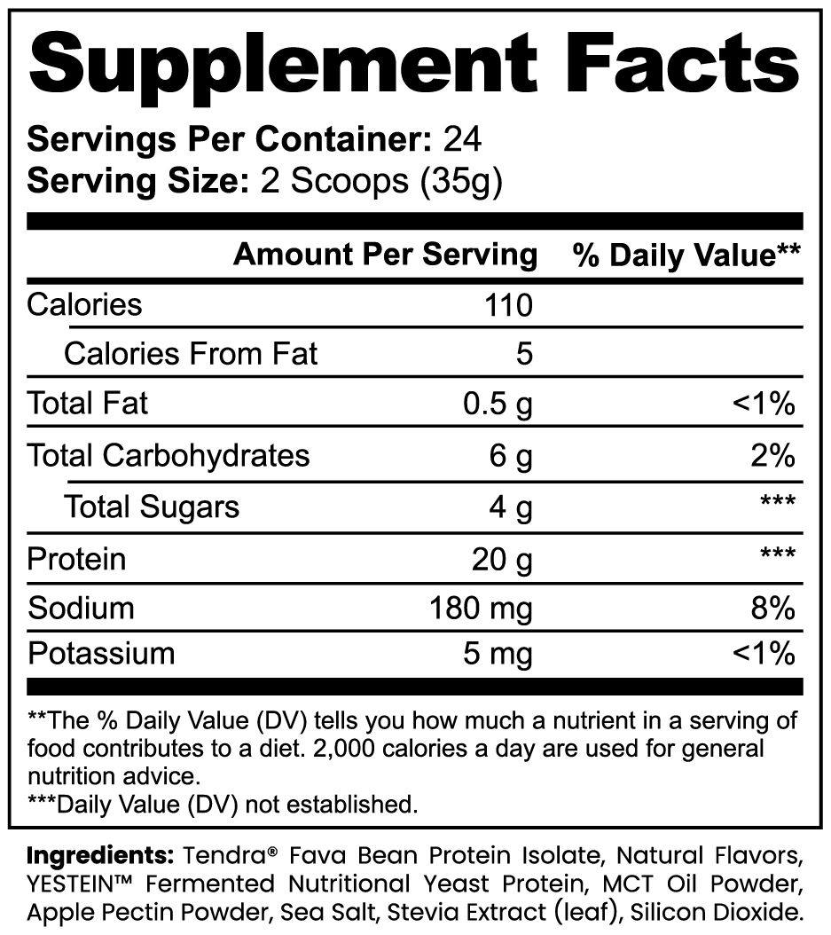 RUSHMORE Plant Protein (Vanilla)