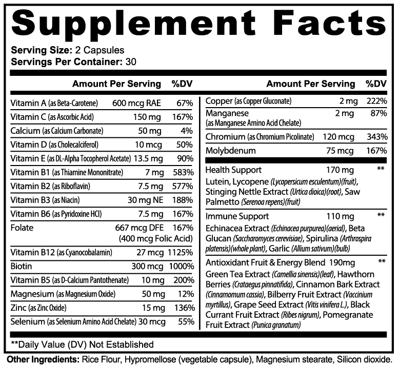 RUSHMORE Complete Multivitamin