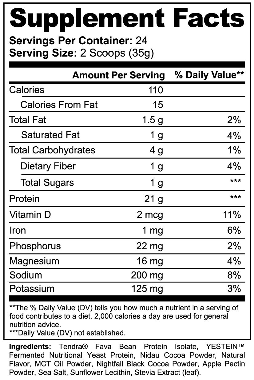 RUSHMORE Plant Protein (Chocolate)