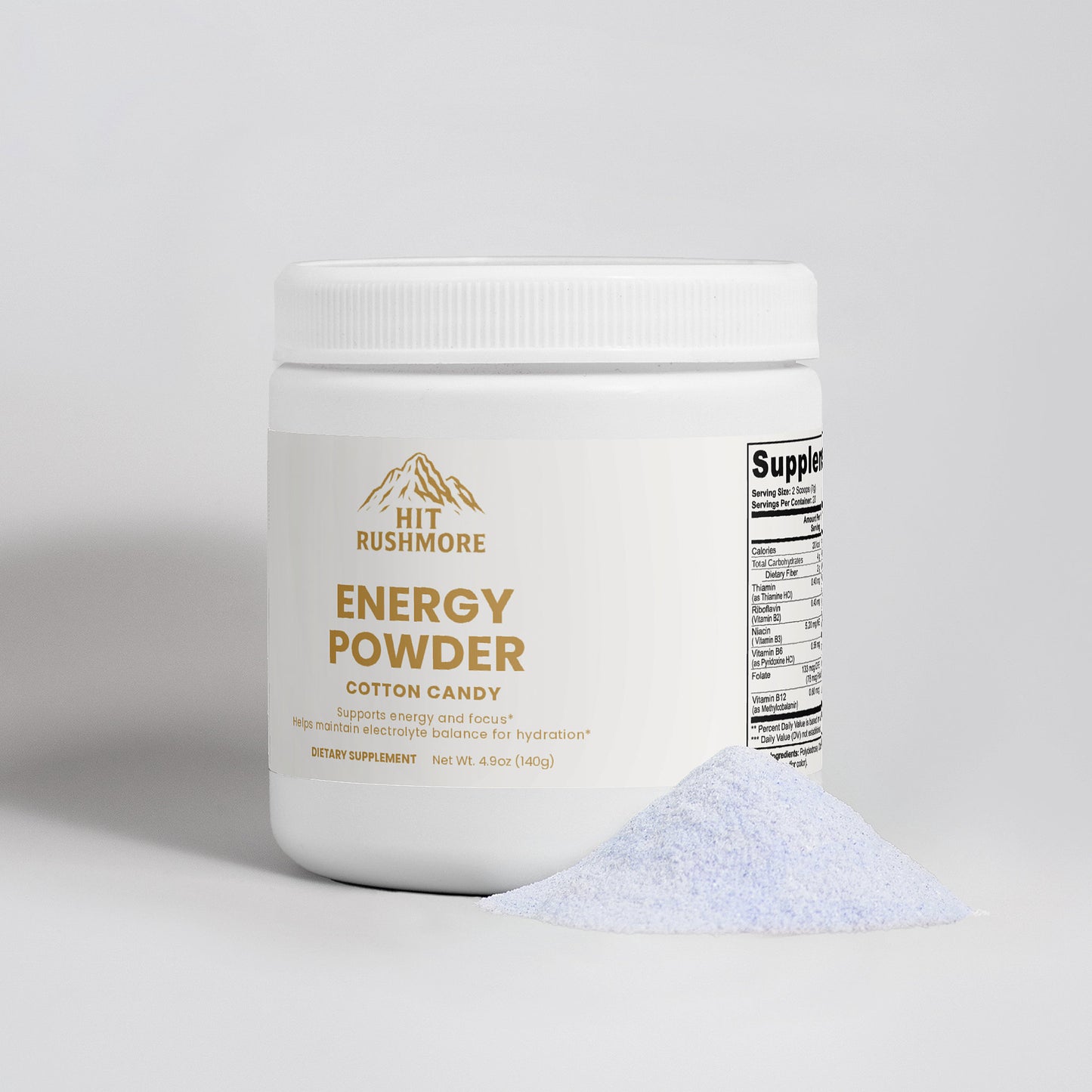 RUSHMORE Energy Powder (Cotton Candy)