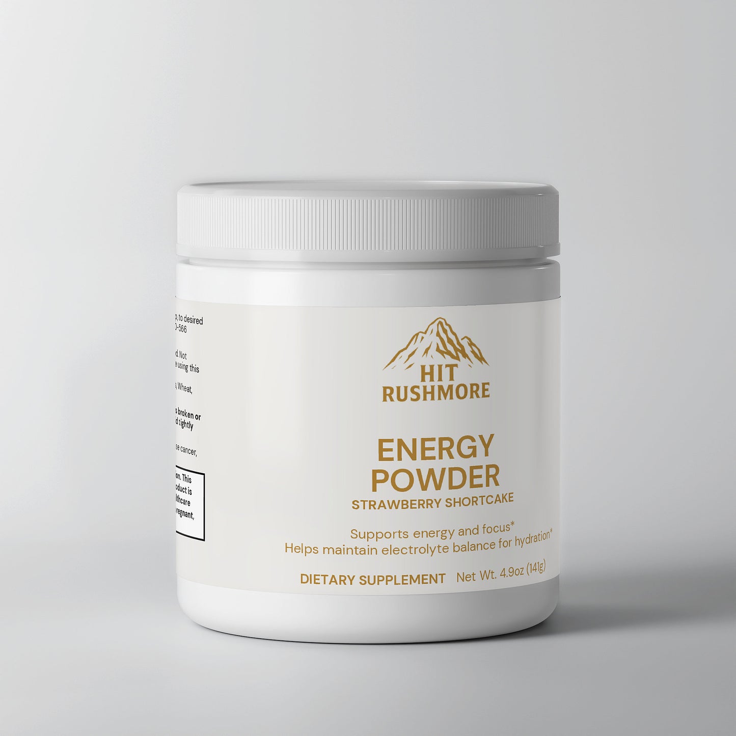 RUSHMORE Energy Powder (Strawberry Shortcake)