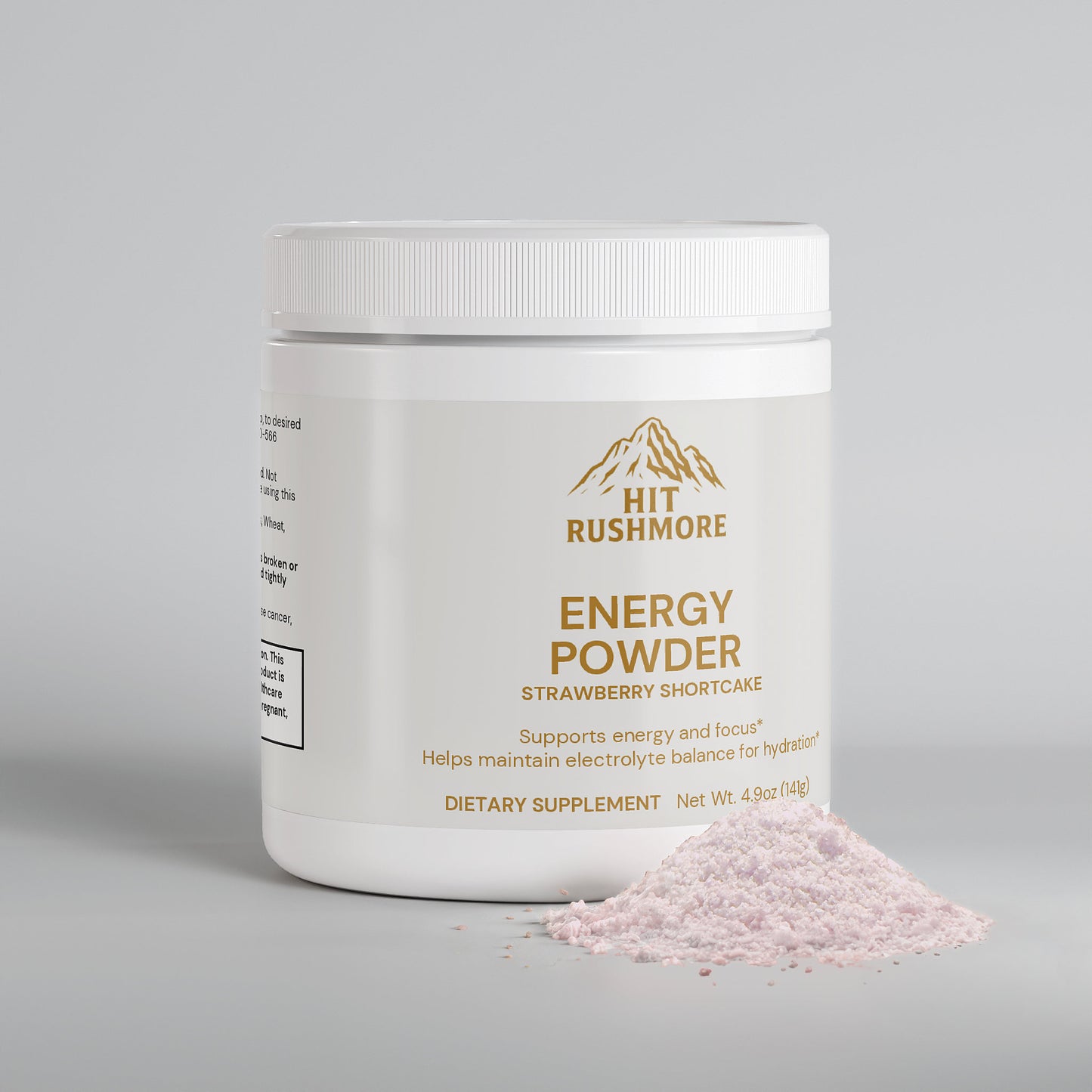 RUSHMORE Energy Powder (Strawberry Shortcake)