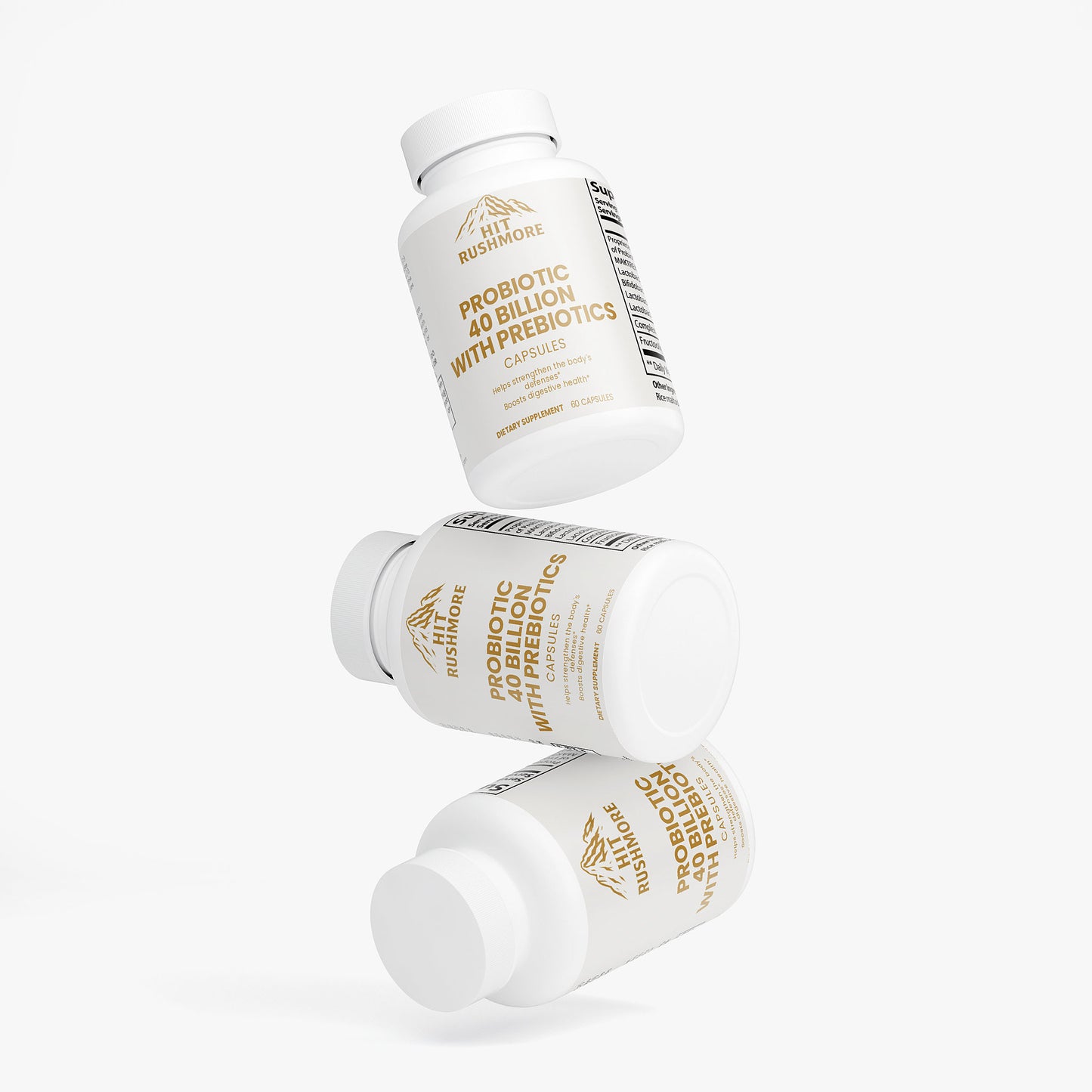 RUSHMORE Probiotic 40 Billion with Prebiotics