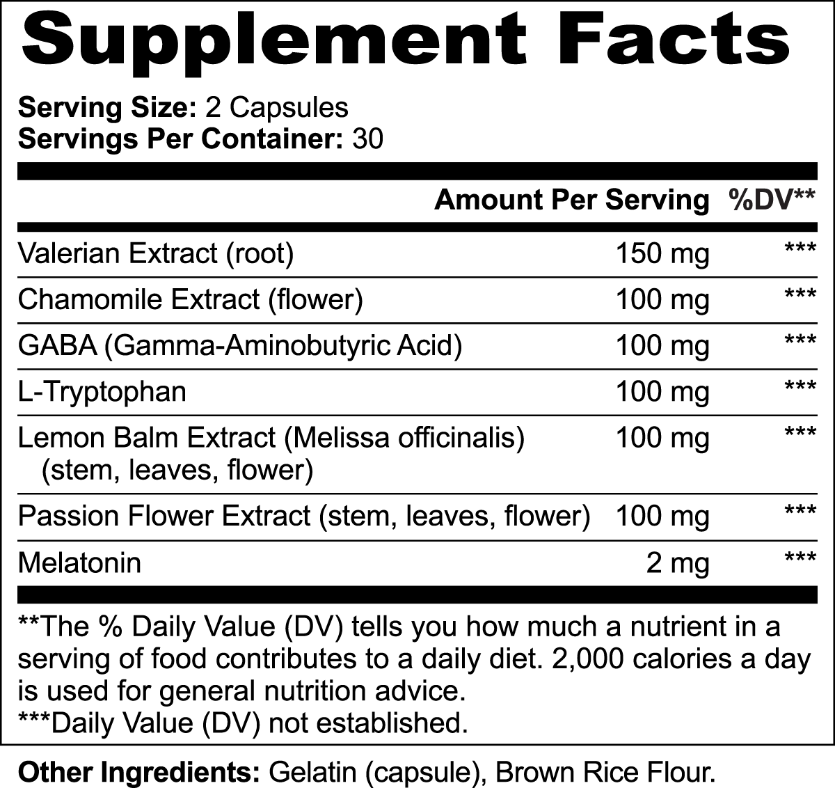 RUSHMORE Sleep Formula